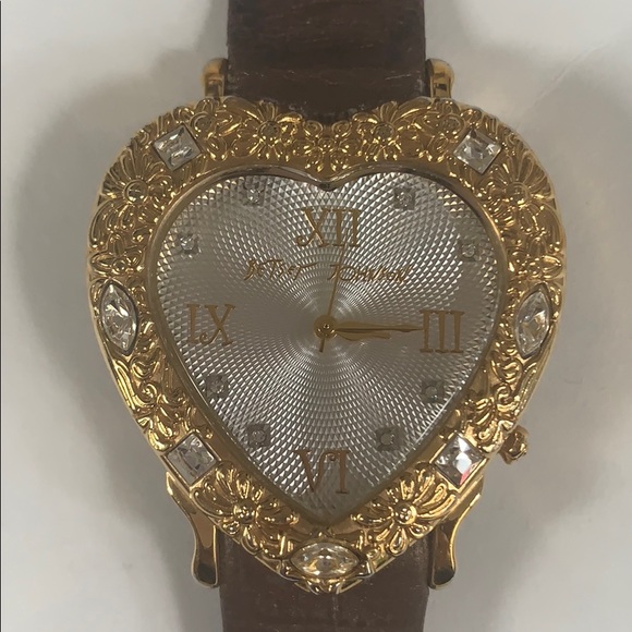 Betsey Johnson Heart Watch - Picture 1 of 3